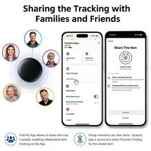 RSH For Air Tags Smart Locator-1PC, Mini Smart Tracker Works With Apple Find My (IOS Only), Precise Positioning Anti-Loss Device Smart Tag, Suitable For Luggage, Bags, Wallets And Suitcases Tracking,Protection Privacy,Replaceable Battery - Multicolor - View 10