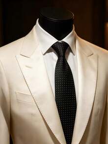 1PC 1200 Needle High Density Business Casual Formal Premium Fashion Striped Tie, Suitable For Daily Wear, Business Events, Weddings And Parties - Multicolor - View 7