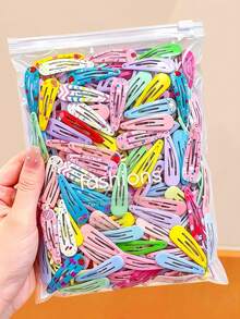 12/24/36/60pcs Colorful Printed BB Clips, Y2K Sweet Cute Hair Accessories, Durable And Hair- - Suitable For Women And Girls, Daily Essential - Multicolor - View 1