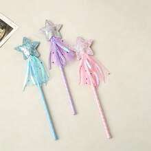 1pc/3pcs Glowing Star Magic Wand, Fairy Wand Dance Performance Prop - Multicolor - View 10