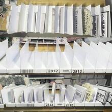 20個 20 * 12CM 1MM 図書館本ミニ棚仕切り、柔軟なラベルマーカーとステッカー、教室教師用品、クローゼットラックプラスチック仕切り、書き込み可能で再利用可能、本の種類を分類 - 28 * 12CM + 8 * 3CM 1MM + 20 - チェックする 5