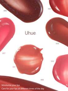 Uhue 唇釉 D02 3ml/0.1 Fl.Oz 水光亮澤，高光澤、濃郁顯色，豐唇保濕，輕盈顯色，塗抹順滑，長效保濕，舒適佩戴，送禮佳品 - D2 - 查看 6