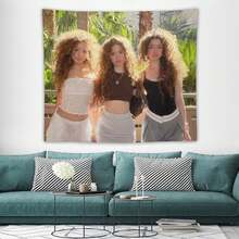 1pc, Kalogeras Sisters American Flag Banner, Pink & White Striped Tapestry, Polyester FabricDurable Indoor/Outdoor Decor For Bedroom - 彩色 - 查看 7