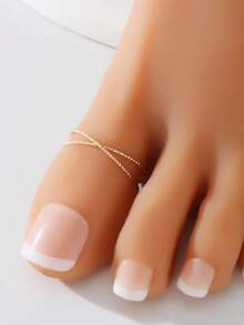 Minimalist Open Toe Ring For Women, Suitable For Daily Wear - Gold 3 - View 4