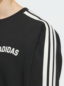 Adidas 男士 ST SPORTS CREW 針織運動衫 KC2850 - 黑色 - 查看 5
