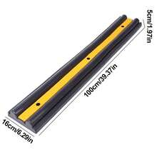 100cm Rubber Wall Guard Garage Backup Parking Car Door Bumper Protector Strip - 100cm - View 2