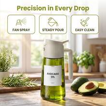 1pc Handheld Oil Sprayer, 2-In-1 Spraying And Pouring Function, Large Capacity Olive Oil Dispenser,Send Labels, Suitable For Kitchen And Home, Mist Spraying, Leak-Proof, No Residue, Ideal For Graduation Gifts, Bachelor Parties, Bridesmaid Gifts - View 4