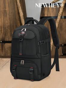 NEWHEY 17.3 Inch Laptop Backpack With USB Charging Port, Waterproof, For Work, Travel, Business, Students - Black - View 9