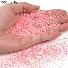 ABS 無孔珍珠光澤人造珍珠，1.5-30mm 粉色 DIY 裝飾珠，適用於花瓶、蛋糕、蠟燭、婚禮與節日派對，1000/500/200/100/50/30/20/10 顆 - 粉色 - 查看 19