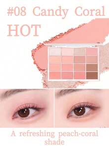 Wakemake 16-Color Eyeshadow Palette 14g - #08 - View 6