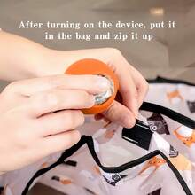 Nicbeybole 2pcs Pet Hunting Tent + Electric Cat Ball Toy, Single Person Pet Hunting Tent, Self-Entertainment Hidden Tent, Cat Dog Magic Ball Toy With Bell And Light, 2-In-1 Interactive Educational Cat Ball And Hunting Tent Set - Multicolor - View 8