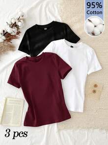 Women T-Shirts - 不同顏色的12 - 查看 1