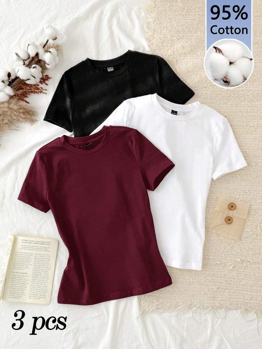 Women T-Shirts - 不同顏色的12 - 查看 1