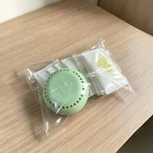 10pcs Long-Lasting Scented Air Freshener Tablets With Fixed Holder, Solid Color Fragrance Pads, Suitable For Home, Car, Bathroom, Bedroom, Closet And Toilet, Random Color Container - Multicolor - View 13