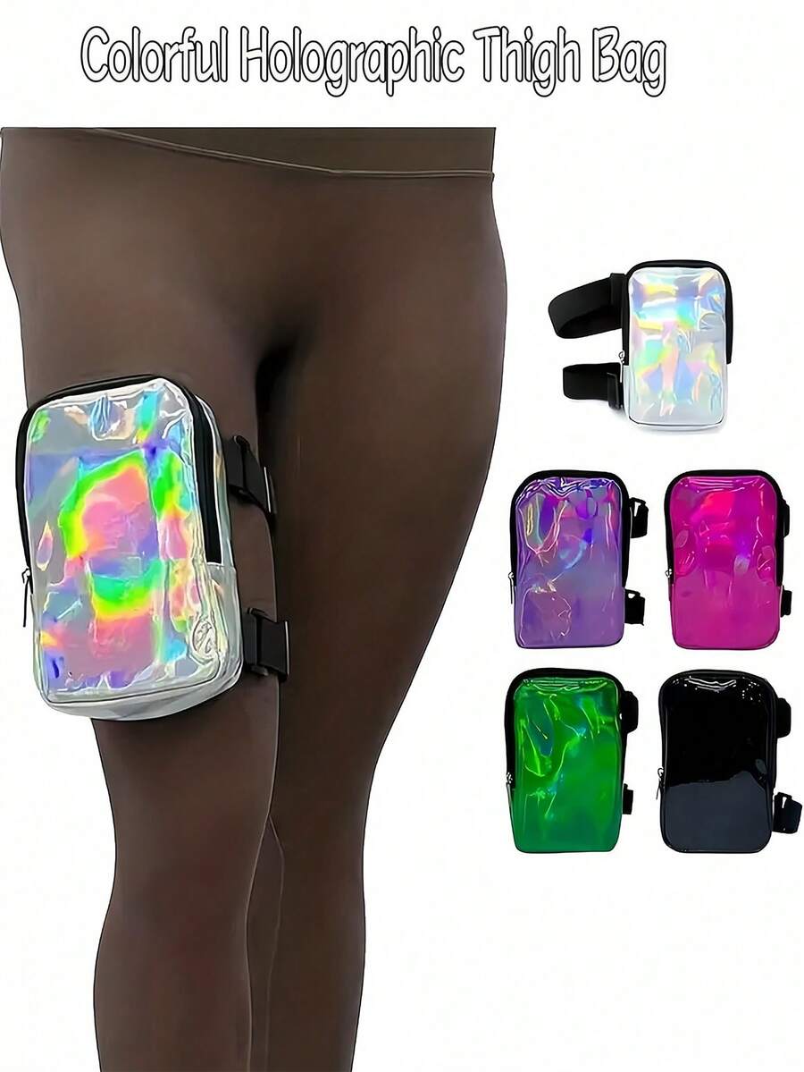 Versatile Thigh Bag Rainbow Ankle Bag For Men And Women Leg Bag With Adjustable Straps Zipper For For Travel Back To School Home Decor Summer Fall Exerise Workout Indoor Outdoor Birthday Gift Party Favor Essential Accessory