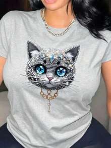 Women T-Shirts - Light Grey - View 1