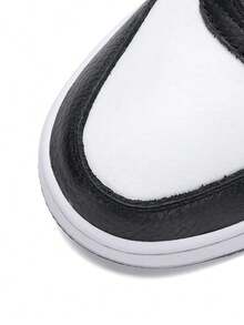 Men's 2026 New EBERNON Retro Black And White Color Block Low-Top Sneakers AQ1774-102 - Black and White - View 5