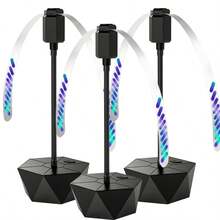 2pcs/4pcs Black Desktop Fly Repellent Fan, Suitable For Desktop And Outdoor Food, Quiet Portable Outdoor Picnic Fan, Suitable For Restaurant, Party, Kitchen, BBQ, Soft Blades, Fly Repellent, (Battery Not Included) - Multicolor - View 9