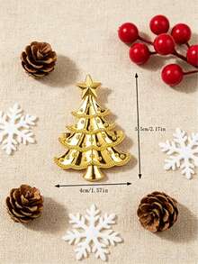 Christmas Napkin Rings, Christmas Table Decor, 2-50pcs Elegant Christmas Tree Napkin Rings, Green Christmas Tree Napkin Rings, Suitable For Birthday, Farmhouse, Wedding, Thanksgiving, Perfect For Buffet Table Decoration - Multicolor - View 13
