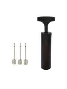 Portable Hand-Pressed Ball Pump (With 3 Needles), Mini Manual Inflator, Suitable For Basketball, Soccer And Various Sports Balls - Black - View 13
