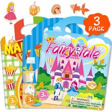 Reusable Children's Sticker Book, Washable Children's Stickers, Jelly Sticker Book, Suitable For Birthday Parties, Family Gatherings, Group Activities, Art Classes Or Other Events - Multicolor - View 12