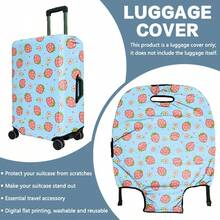1pc / Strawberry Print Pattern / Flat Print Design / Suitcase Protective Cover (Only Suitcase Protective Cover, Not Including Suitcase) / Suitable For 20 To 28 Inch Suitcases / Made Of Thickened Fabric / Essential Accessory For Your Travel And Checked Luggage. - Multicolor - View 20