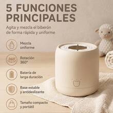 Mezclador Automático de Leche en Polvo 1200mAh Silencioso Base Antideslizante, Manos Libres para Padres de Bebés - Multicolor - Ver 2