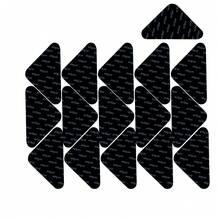 4/8/12/16pcs Carpet Anti-Slip Sticker Double-Sided Reusable Traceless Rug Post Pad Pu Washable Grip Tape - Black - View 12