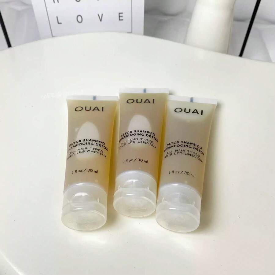 OUAI Detox 洗髮精 1oz 30mL 旅行尺寸迷你便攜淨化洗髮深層清潔頭皮護理 全新品 旅行必備 - 30毫升 - 查看 1