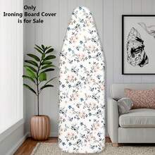 Elegant Floral Print Ironing Board Cover, Ironing Board Cover (Cover Only) 1pc, Heat-Resistant Fabric, Expandable Ironing Board Protective Cover/Replacement Cover Floral Pattern, Ironing Cover, Adjustable Size, Fits Most Ironing Boards, Drawstring Binding Design, Easy Installation, Suitable For Home And Travel Accessories, Modern Home Decor, Durable Ironing Cover Designed For Standard Ironing Boards - Narcissus - View 9