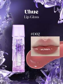 Uhue 唇釉 D02 3ml/0.1 Fl.Oz 水光亮澤，高光澤、濃郁顯色，豐唇保濕，輕盈顯色，塗抹順滑，長效保濕，舒適佩戴，送禮佳品 - D2 - 查看 1