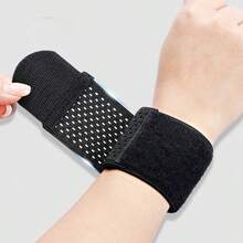 1pc Adjustable Breathable Wrist Guard - Protective Elastic Band, Suitable For Sports And Daily Use, Breathable Sports Wrist Support Sleeve For Men And Women Basketball - Multicolor - View 4