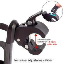 PAKRYS Motorcycle/Bicycle Water Bottle Holder - 1.2oz Ultra-Lightweight And Durable Bicycle Cup Holder, Bicycle Drink Holder, Cycling Water Bottle Holder With Screw Tools, Suitable For Water Bottles With Diameter 2.75-3.94 Inches - Quick-release Water Bottle Holder, Model a - View 6