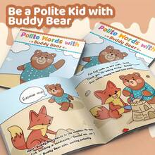 Magic Words | Manners And Social Skills Book For Preschoolers | Learn To Say Please, Thank You, And Sorry - Using Kind and Polite Words - View 3