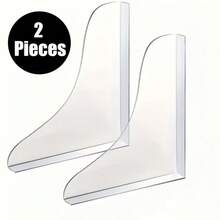 Transparent PVC Sink Splash Guard, Self-Adhesive Easy Installation, Elegant Design, Suitable For Bathtub And Washbasin - Transparent - View 7