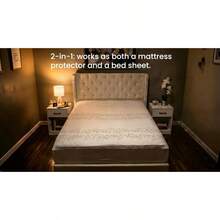 Zippered Mattress Encasement, Mattress Cover Protector, Breathable Waterproof Bed Sheet Skin? Friendly Knit Deep Pocket Sheet Cover- (Depth 14''-15'', King 76''x80'') - King + Depth 14''-15'' - View 5