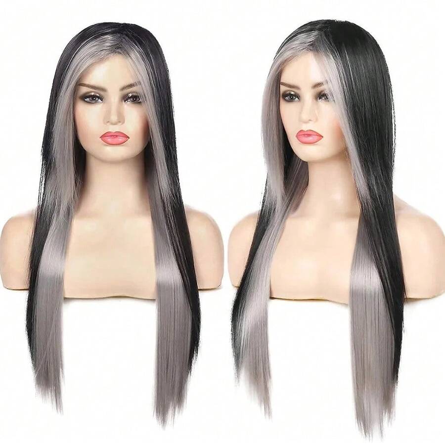 Blended Affordable Wear & Go Wigs - SWhite - 查看 1