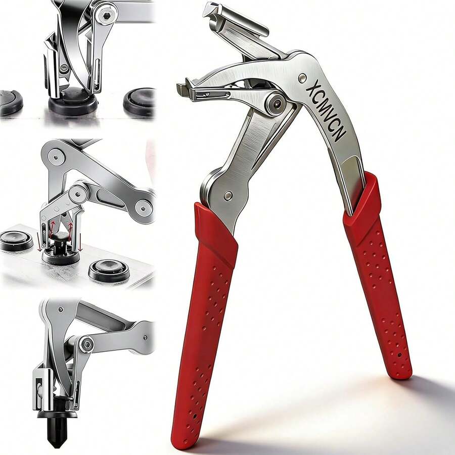 Car Clip Pliers, Spring-Loaded Panel Clip Removal Pliers Tool, Professional Automotive Plastic Fastener Remover For Door Panels, Interior &Amp; Exterior Trim, Push Pin &Amp; Rivet Disassembly Without Damage - White - View 1