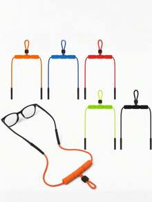 Water Sports Anti-Loss Eyewear Strap, Unisex Glasses Holder & Lanyard, Anti Lost Cord, Adjustable Fashion Glasses Chain For Swimming, Beach, Snorkeling, Floating, Rowing, Kayaking, Fishing, Paddleboarding, Beach, Lake Or Pool Activities & Sports - Multicolor - View 9