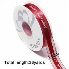 36 Yards/Roll Polyester Mesh Ribbon 2.5cm Birthday Party Gift Flower Baking Packaging Ribbon Decoration Accessories Handmade DIY Bow Packing Material - Mesh Ribbon - View 4