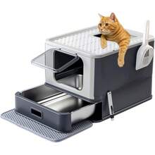 Katzentoiletten - Offener Eingang - Übersicht 8