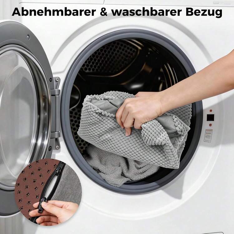HEVOL Hundetreppe für kleine Hunde, 4-stufige Haustiertreppe aus Schaumstoff mit wasserdichter Abdeckung, abnehmbare Hunderampe, Katzentreppe für Sofa, Bett, inklusive 1x Fusselroller ZHUO - Graue 3-stufige Hundetreppe - Übersicht 8