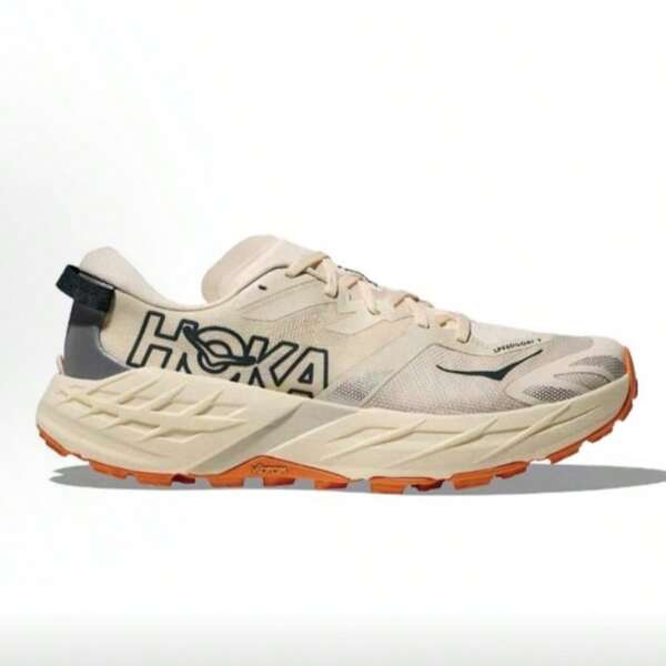 HOKA ONE ONE 男款夏季新款 SPEEDGOAT 7 全地形越野跑鞋 透氣抓地跑鞋 米色