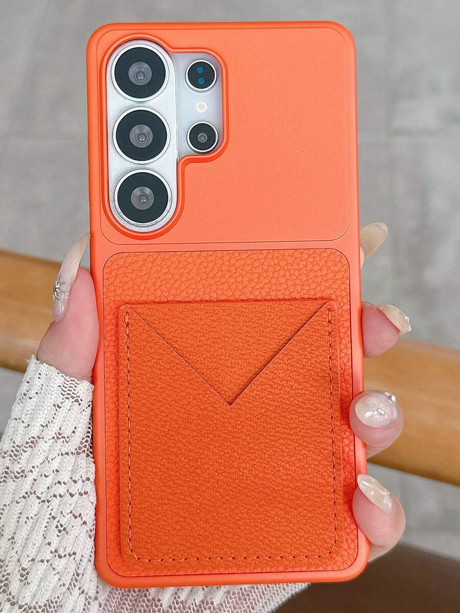 Luxury Card Slot Faux Leather Shockproof Phone Case Compatible With Samsung Galaxy S26Ultra S25Ultra S24Ultra S26Plus S23Ultra S26 S25Plus Protection Wallet Card Holder Back Cover