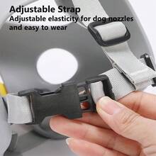 Dog Muzzle, Soft EVA Material Covered Muzzles For Medium Large Dogs, Poisoned Bait ProtectionMuzzle With Adjustable Straps, Prevent Biting Chewing And Licking Suitable For French Fightingdogs - Multicolor - View 7