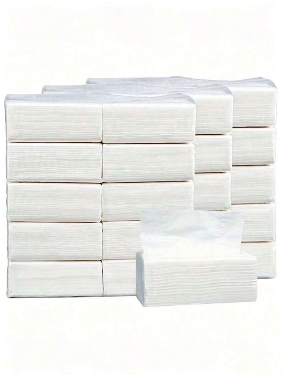 10PCS/14PCS/1PC Pack Facial Tissues, Value Pack, Hotel Restaurant Eatery Commercial Use Napkins, Household - A - View 1