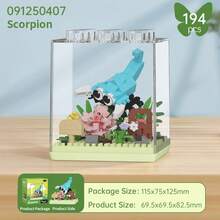 Juguetes de Bloques de Construcción 3D Divertidos Serie Mundo de Insectos Educación Temprana Rompecabezas Dibujos Animados Regalo de Cumpleaños de Alta Calidad - Multicolor - Ver 11