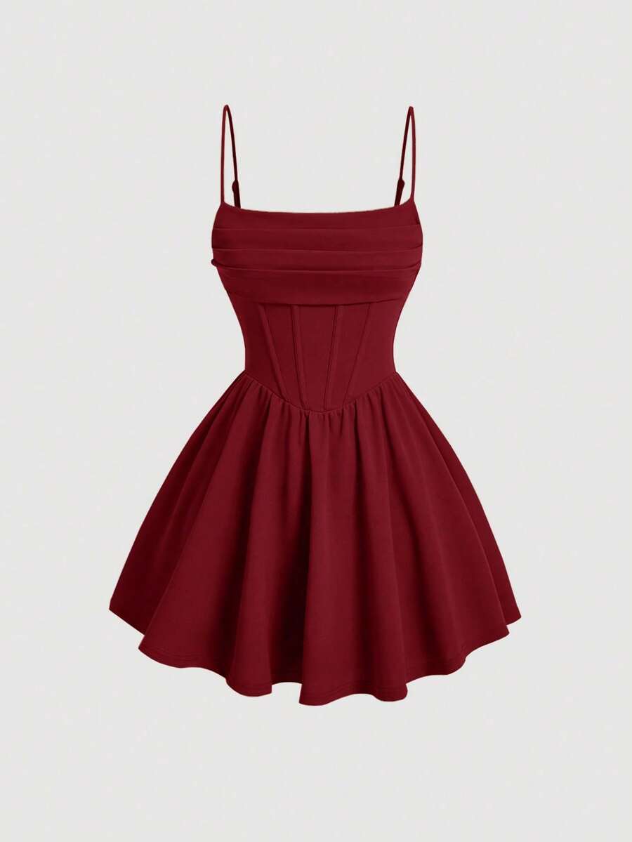 Women Midi Dresses - 波爾多 - 查看 1