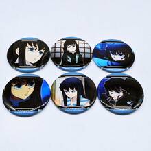 KIMETSU NO YAIBA 1 Set 8pcs 75mm Official Licensed: Giyu Tomioka & Muichiro Tokito & Individual Pool 6 Random Styles. Exquisite And Fashionable Anime Merchandise, Perfect For Collection And Gifting To Friends. - Multicolor - View 16