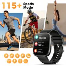 Hwagol 7 Interchangeable Straps relogios feminino Smartwatch Gift Set with Bluetooth call 100+ multi-sports modes Sleep pedometer Men Smart watch with outdoor walking/weather forecast Men Women's Smart Watch for IOS Android Perfect For Sports & Gift - View 5